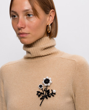Ermanno Scervino Ramage flower brooch D493X302CBC