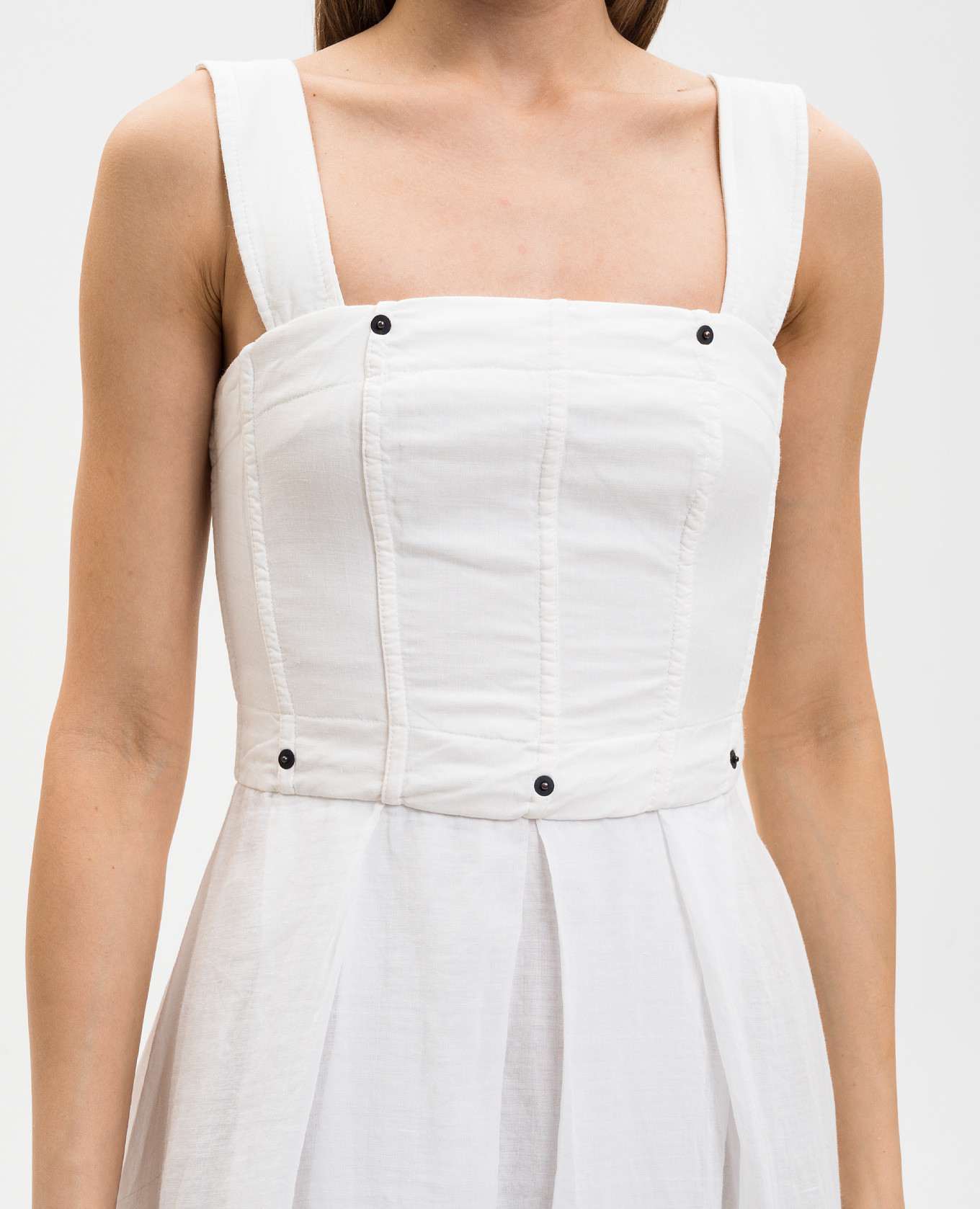 White dress with sash Masnada 4