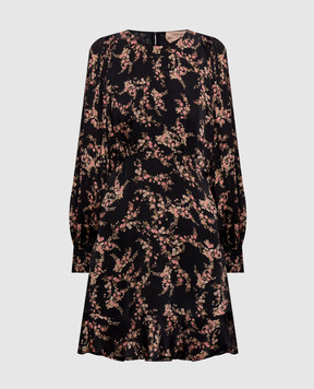 Twinset Black dress with floral print 262TP275J