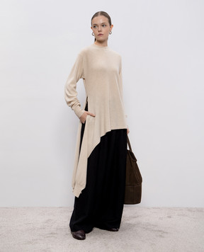 UMA WANG Beige cashmere jumper UK7132