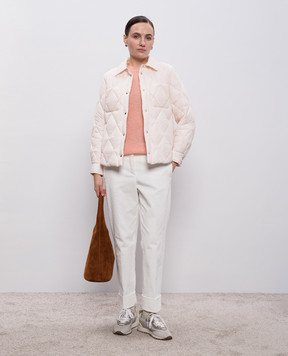 Peserico Pink alpaca wool sweater S99032F079087B