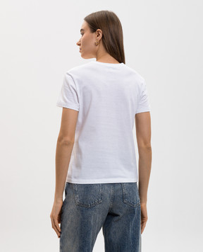 Tom Ford White T-shirt with monogram logo TSJ629JEX180