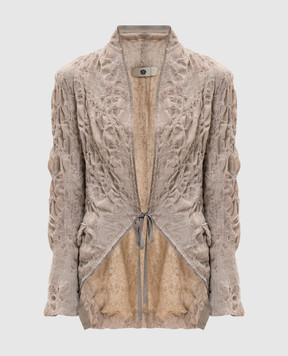 Marc Le Bihan Beige wool jacket with an asymmetrical cut 2235