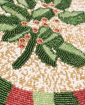 Palais Royal Set of decorative Christmas beaded table mats 25489