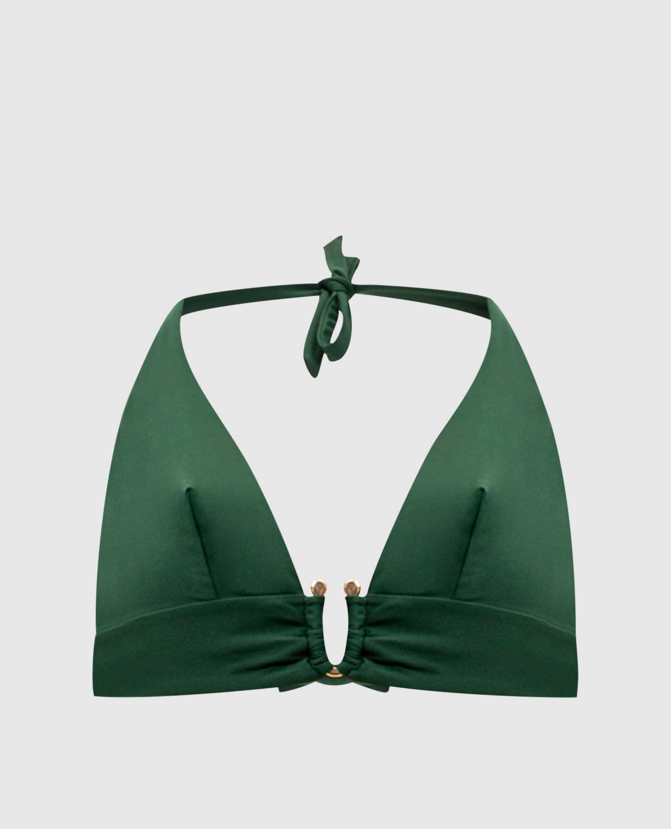 Green swimsuit bodice