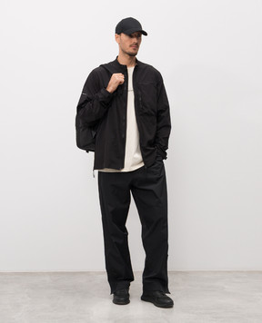 Riotdivision Black windbreaker RD-CNPOVSRH with logo RDCNPOVRSHGEN1