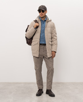 Brunello Cucinelli Gray cargo pants M225NS1070