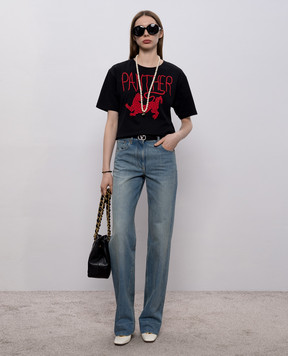 Valentino Black Panther T-shirt 8B3MG25WA55