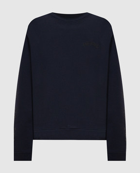 Off-White Blue Paisley Arrow Sweatshirt 2FE00453T