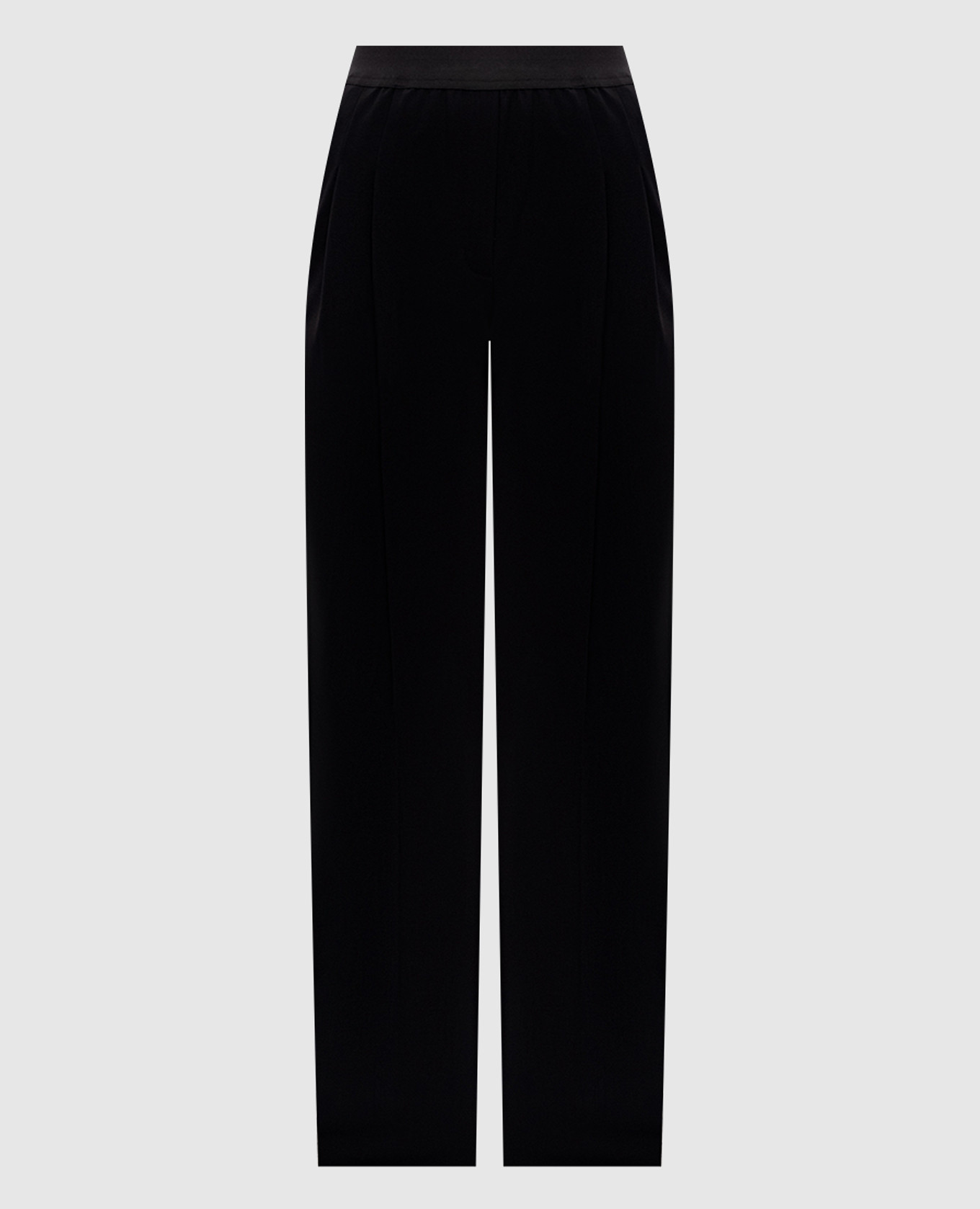 NIRO black wool trousers Loulou de Saison