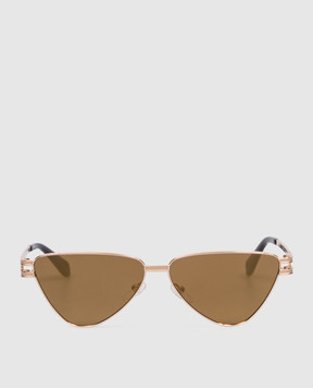 Palm Angels Fontana gold monogram sunglasses PA2004767659