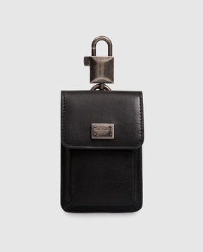 Dolce&Gabbana Black leather business card holder BP3447AH850