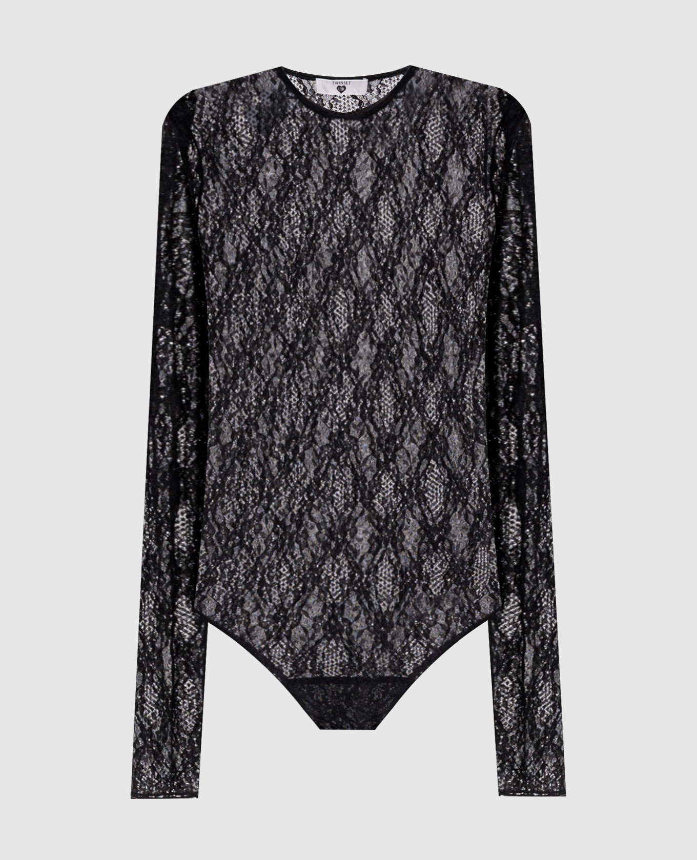 Black lace bodysuit