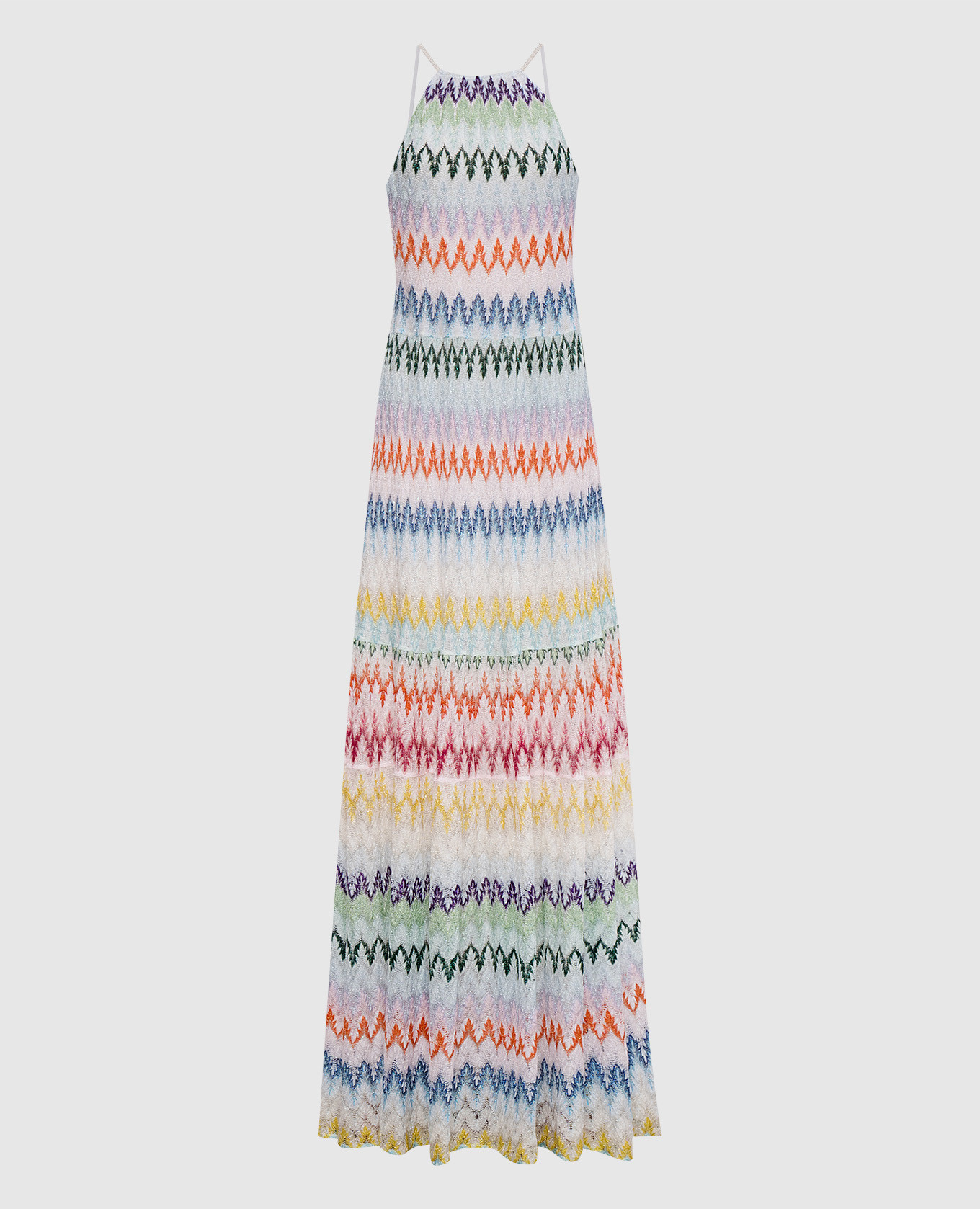 

Patterned open back maxi dress Missoni, White