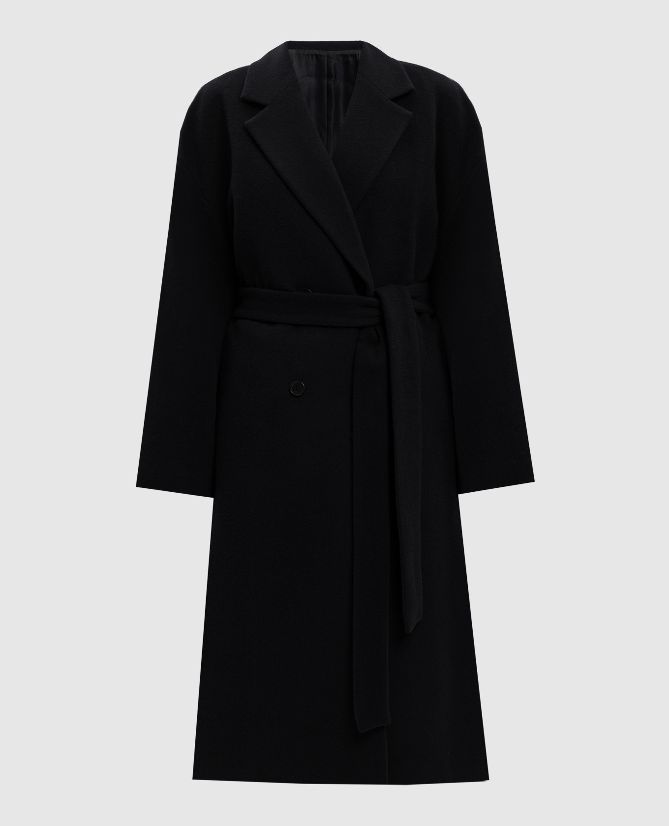 

Black double-breasted wool coat Juun.j