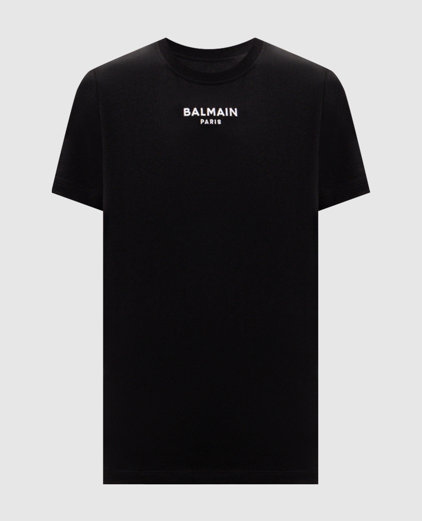 Black T-shirt with embroidered logo