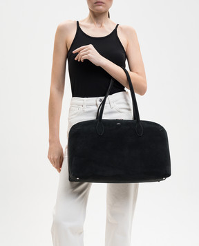 Toteme Black suede bag 252WAL0082LE0004