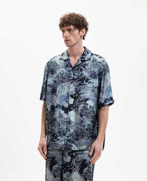 Off-White Blue shirt Land&Sky 44XGG01FS26F00B