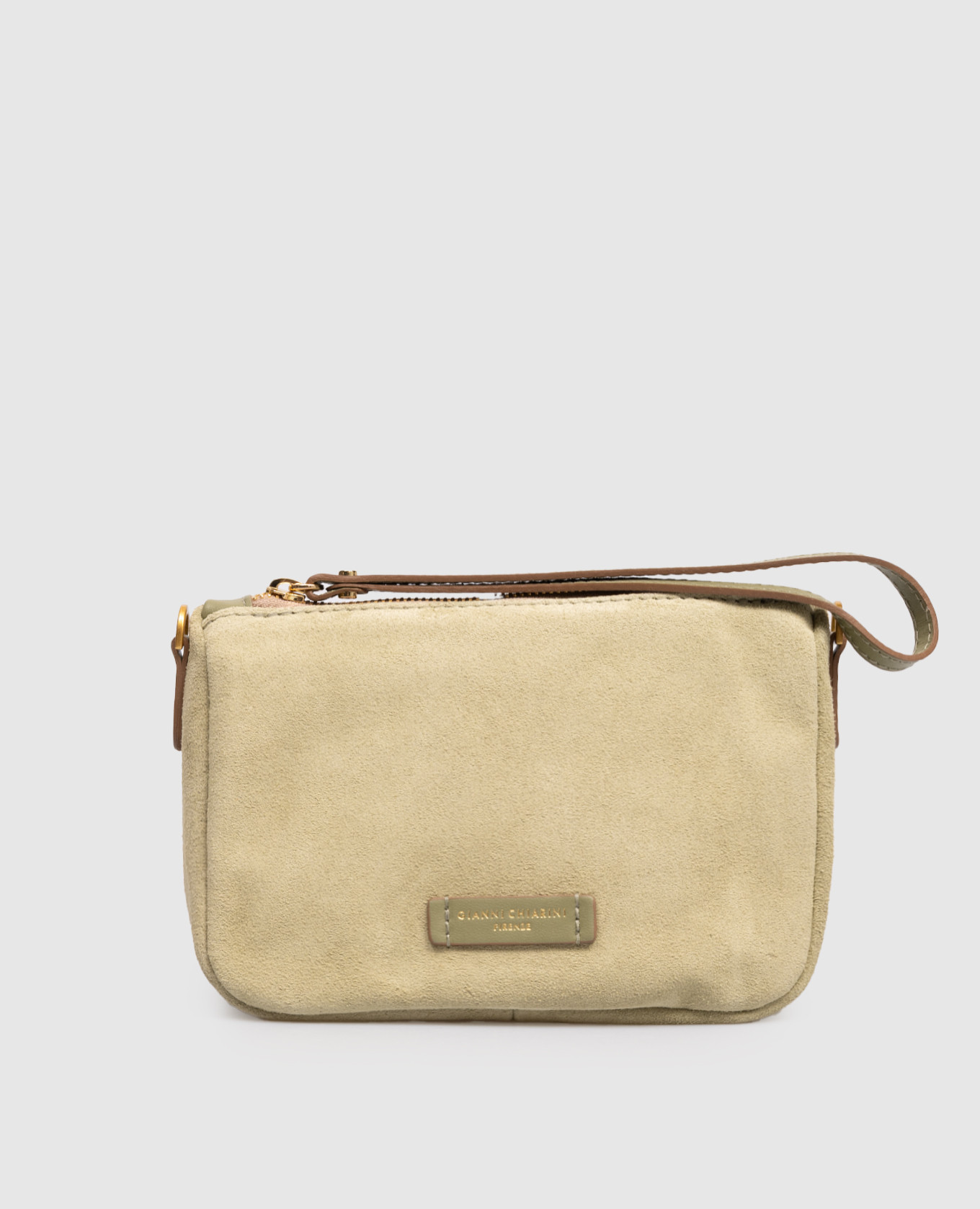 

Nora green suede crossbody bag Gianni Chiarini