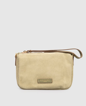 Gianni Chiarini Nora green suede crossbody bag BS10224CMPL