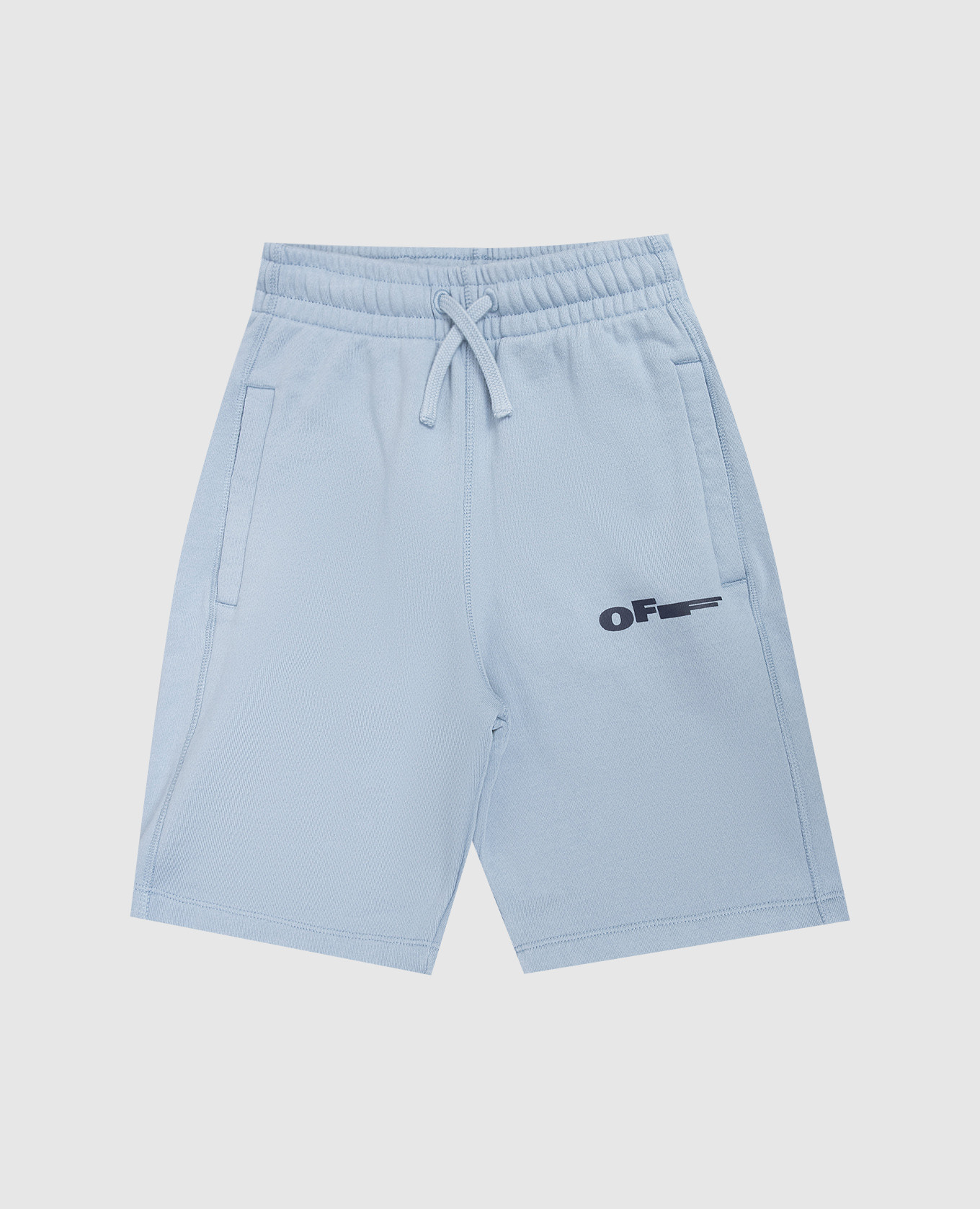 

Children's blue shorts with Off logo print Off-White, Light blue
