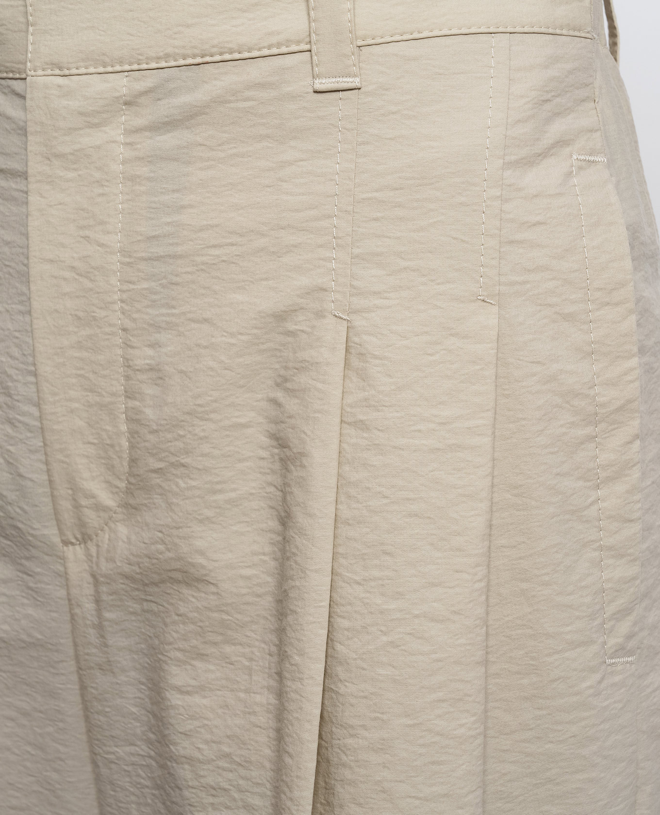 Beige pants with a monil chain Brunello Cucinelli 5