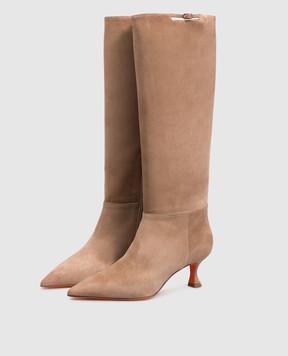 Santoni Beige suede boots WSIS72427HI2NHZW