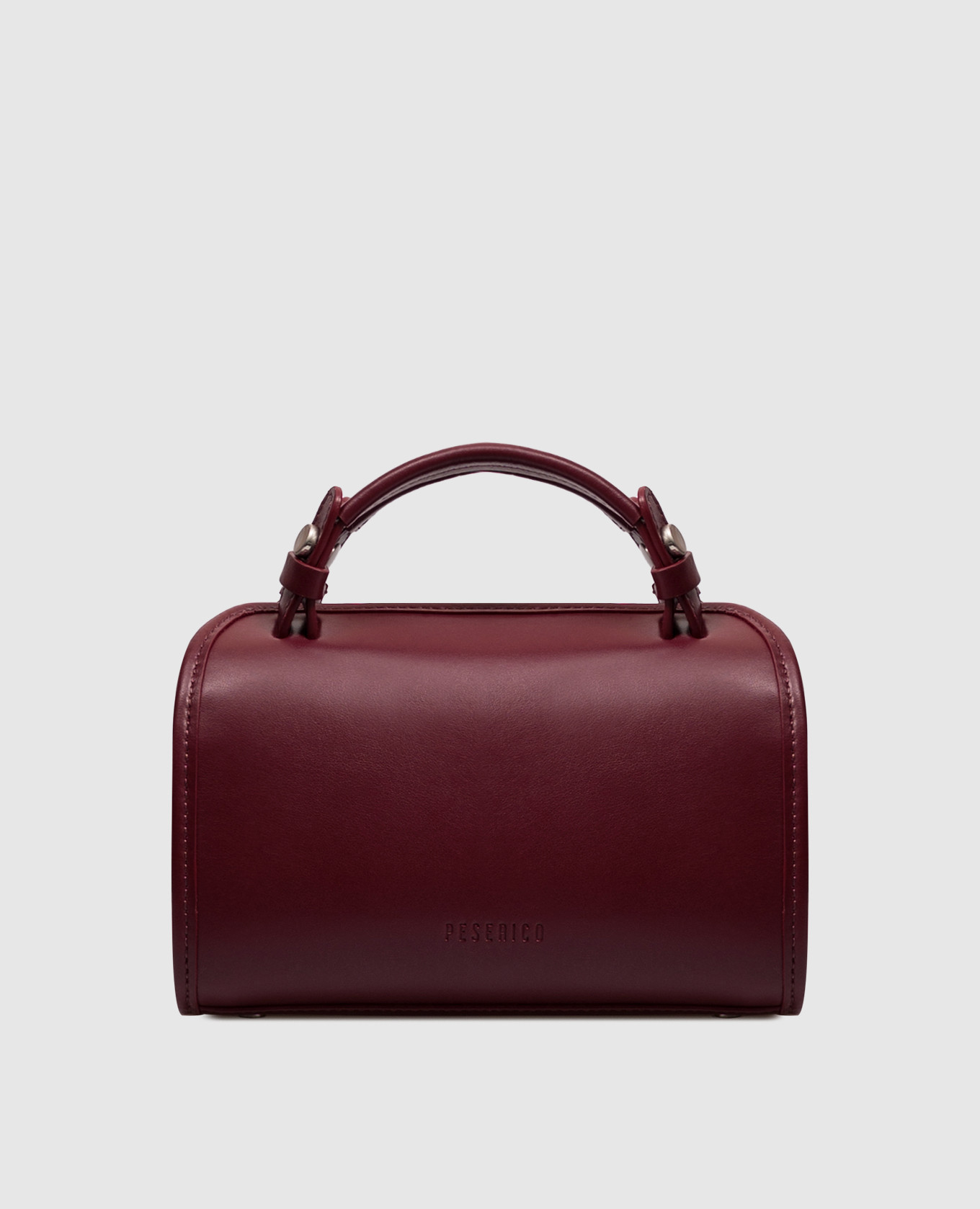 Burgundy leather bag