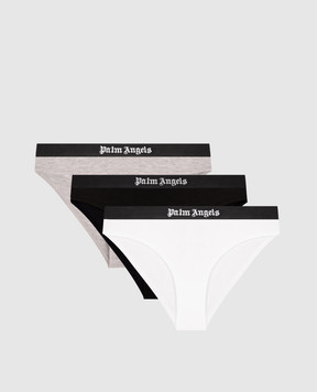 Palm Angels Logo patterned briefs set PLA1UWBT03TR