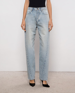 Balenciaga Blue jeans with holes A001OTTBP48