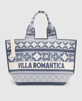 Alemais Blue Villa Romantica shopper 6558A