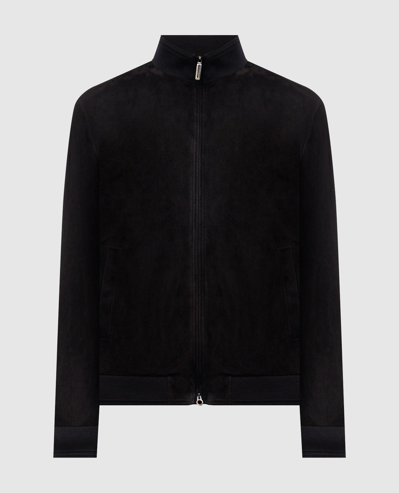 

Black suede jacket Stefano Ricci