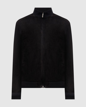 Stefano Ricci Black suede jacket M7J5100290SUEJI3