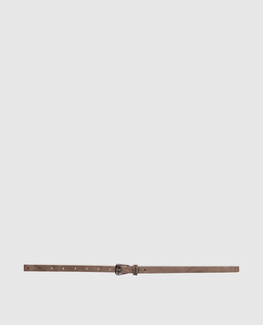 Brunello Cucinelli Brown suede belt M0DELC149P