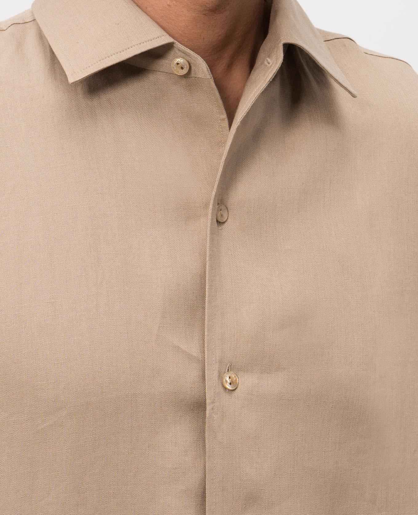 

Beige linen shirt Agnona