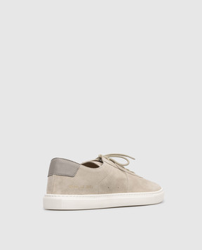 Common Project Beige suede Bball sneakers 2540