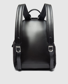 Tom Ford Gray suede backpack H0397LCL323S