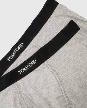 Tom Ford Set of gray boxer shorts T4XC31410