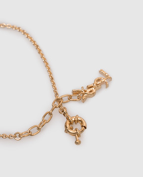 Saint Laurent Dove gold chain bracelet A003IOY1500