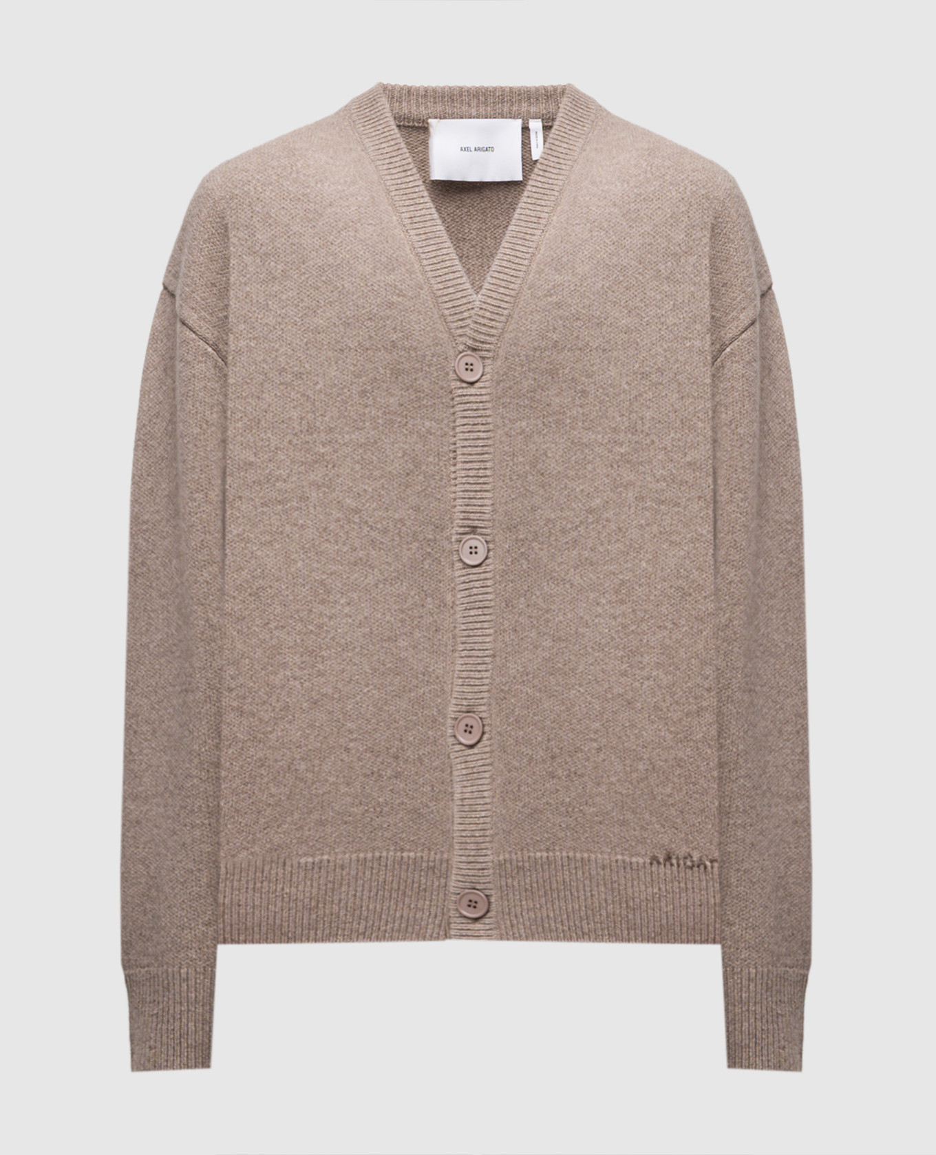 

Brown wool cardigan Axel Arigato