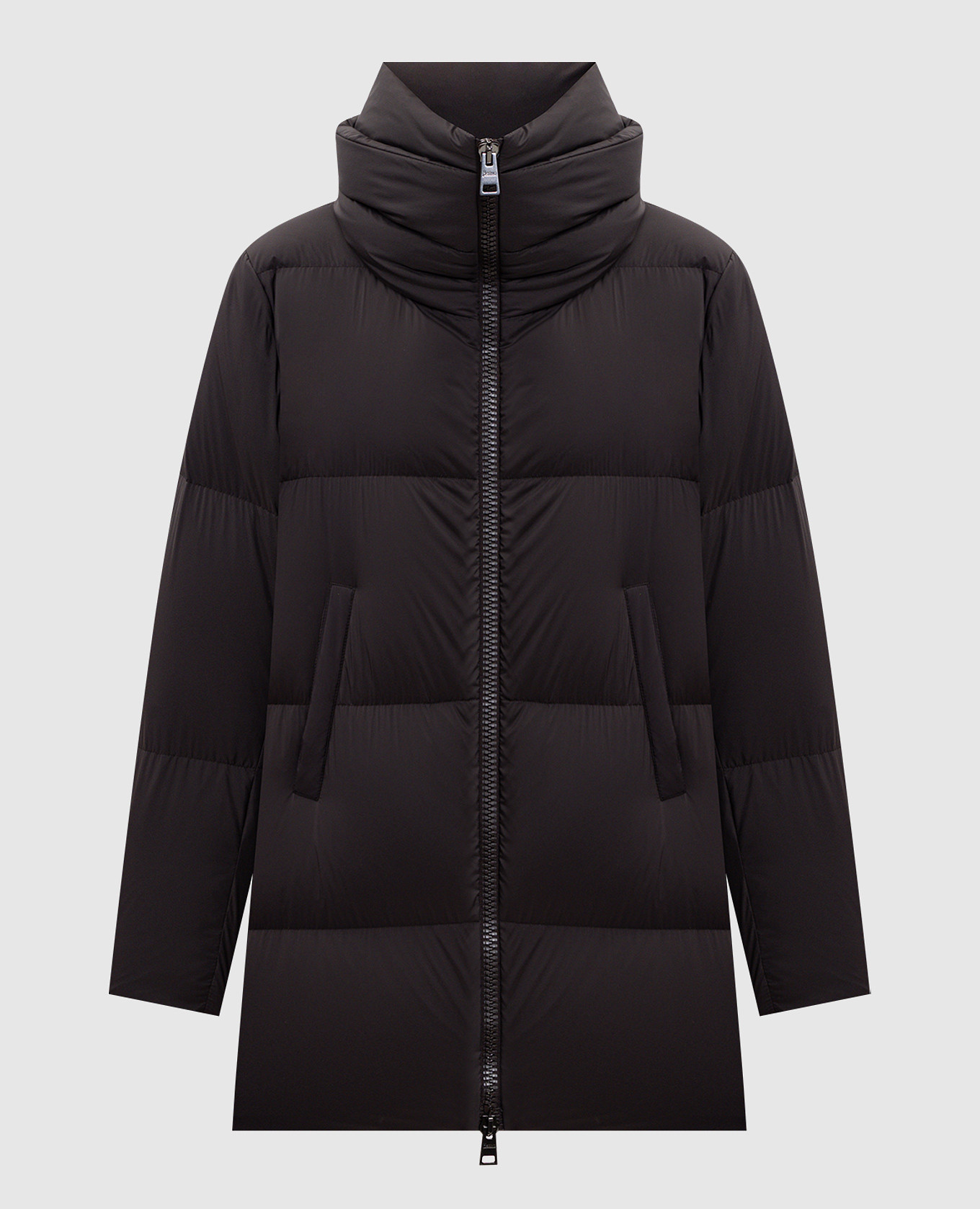 

Brown down jacket with logo Herno