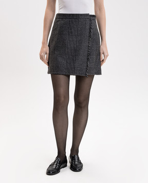 Woolrich Gray skirt with wool on the smell CFWWSK2014FRUT5510