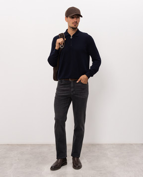 Stefano Ricci Gray jeans with a worn effect M8T63B2120T812B