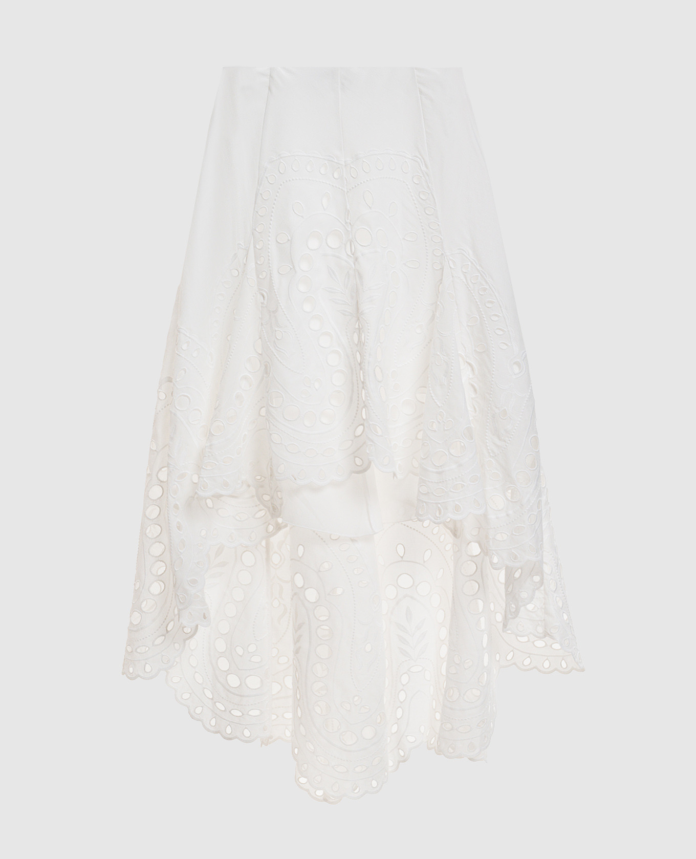 White asymmetric skirt Finn