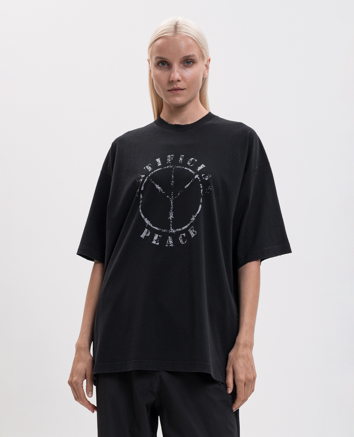 Black T-shirt with print Vetements 3