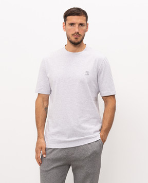 Brunello Cucinelli Grey melange T-shirt M0B138440