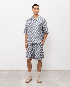 AMIRI Checked silk shorts AMBMSO1037