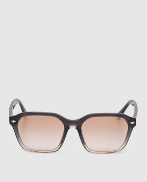 Brunello Cucinelli Black Intarsia Rays Sunglasses MOCPATTV16