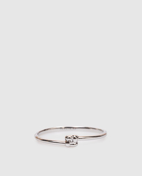 Jenny Bird Silver Woven Square Bracelet JB2162RHMW