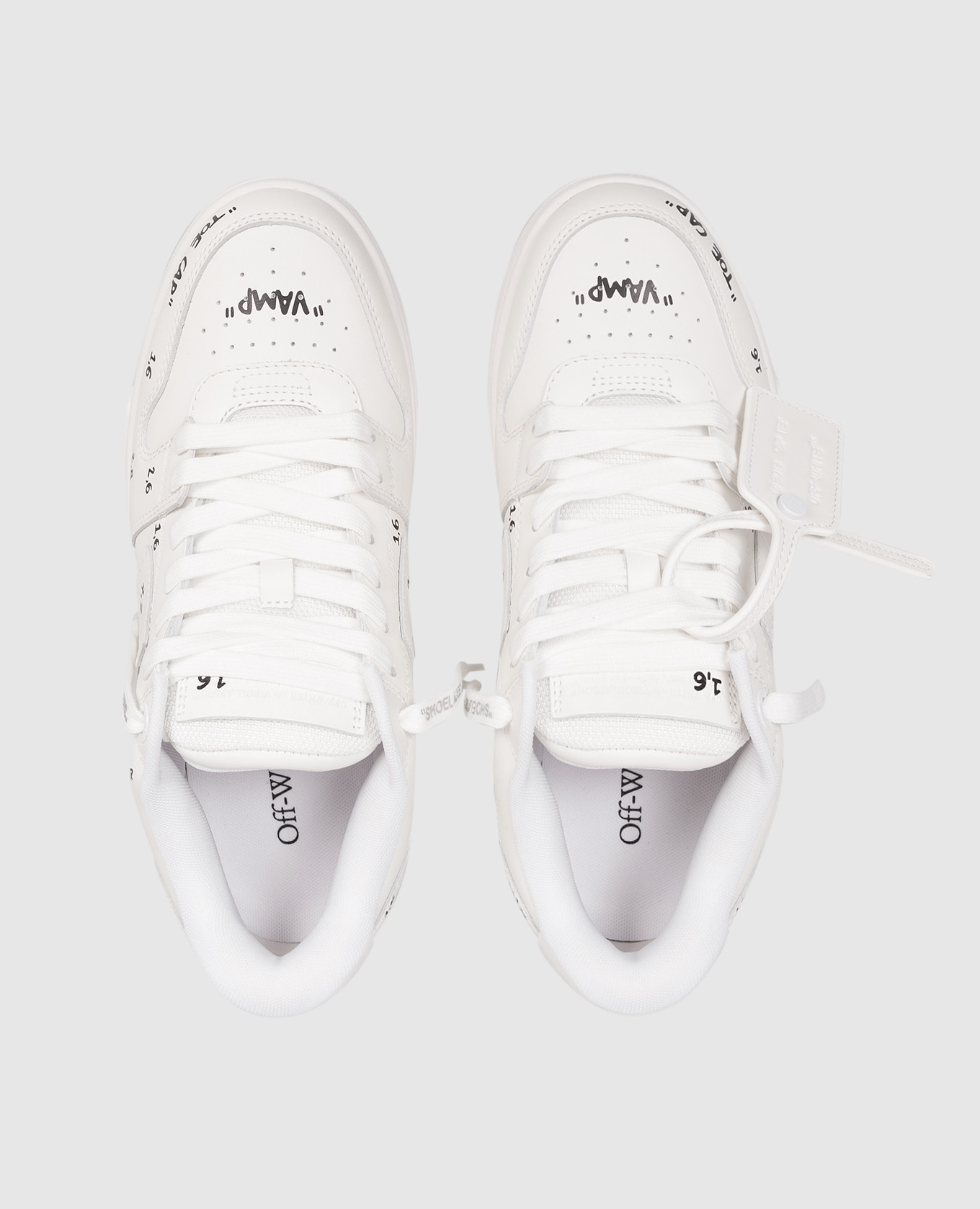Out Of Office white leather sneakers Off-White 4
